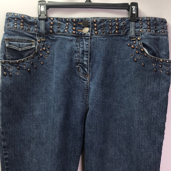 INC International Concepts Pants - INC International Concepts Studded Cropped Capris